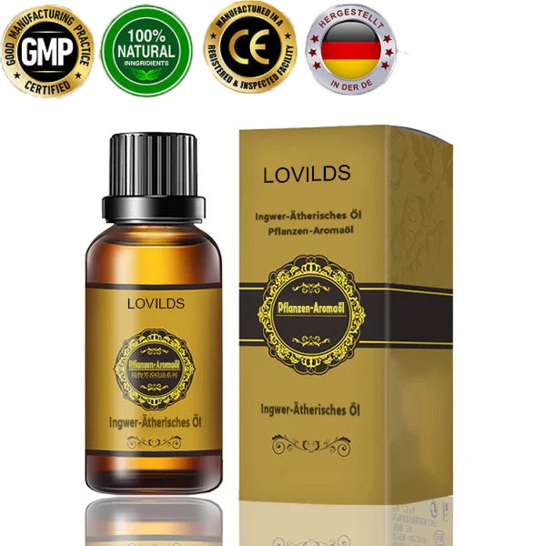 Lovilds™ Huile de Gingembre pour Drainage Lymphatique 