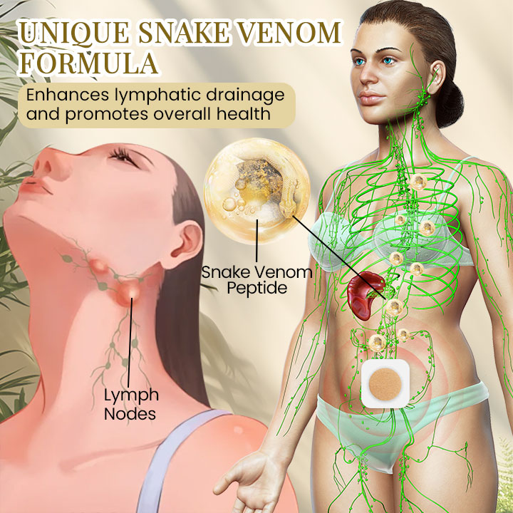 🐍 Patch de soulagement lymphatique détoxifiant Biancat™ Snake Venom
