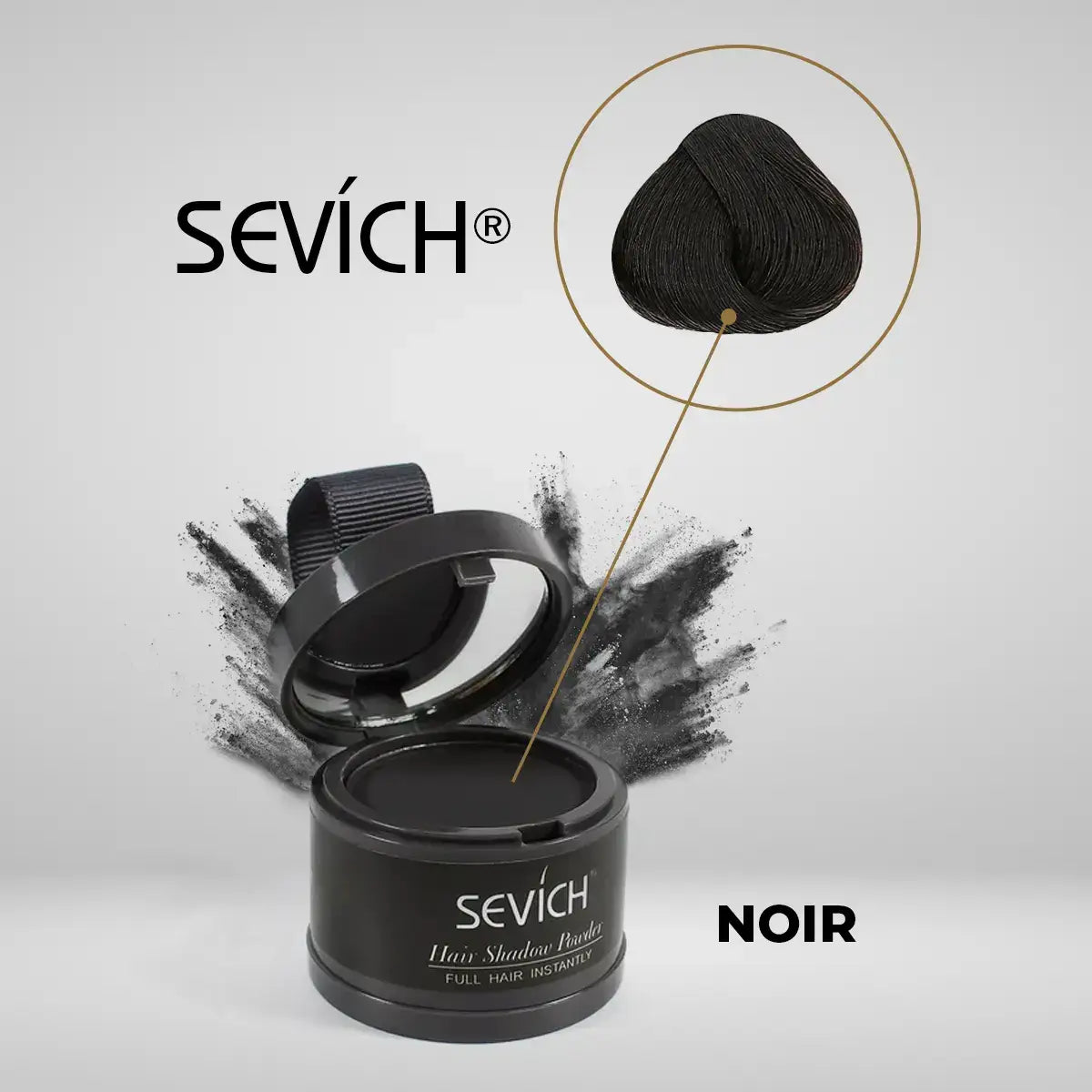 Teinture capillaire en poudre Sevich™ - couvre tous les cheveux gris