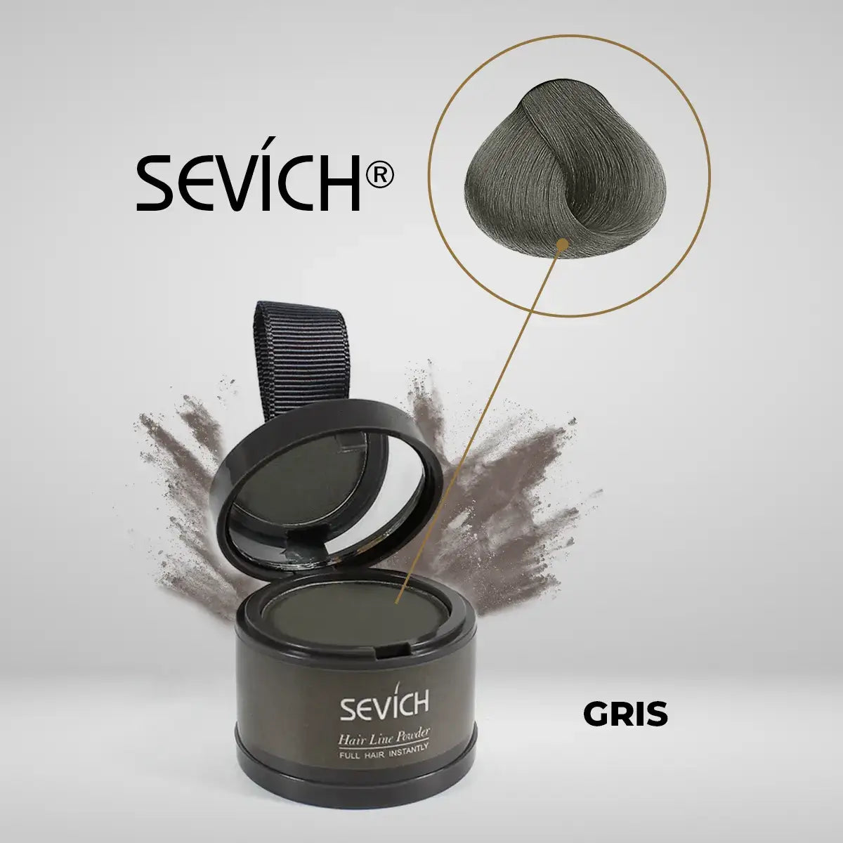 Teinture capillaire en poudre Sevich™ - couvre tous les cheveux gris