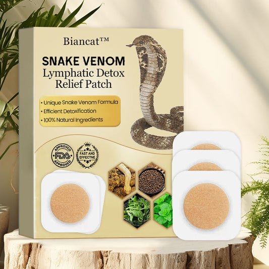 🐍 Patch de soulagement lymphatique détoxifiant Biancat™ Snake Venom