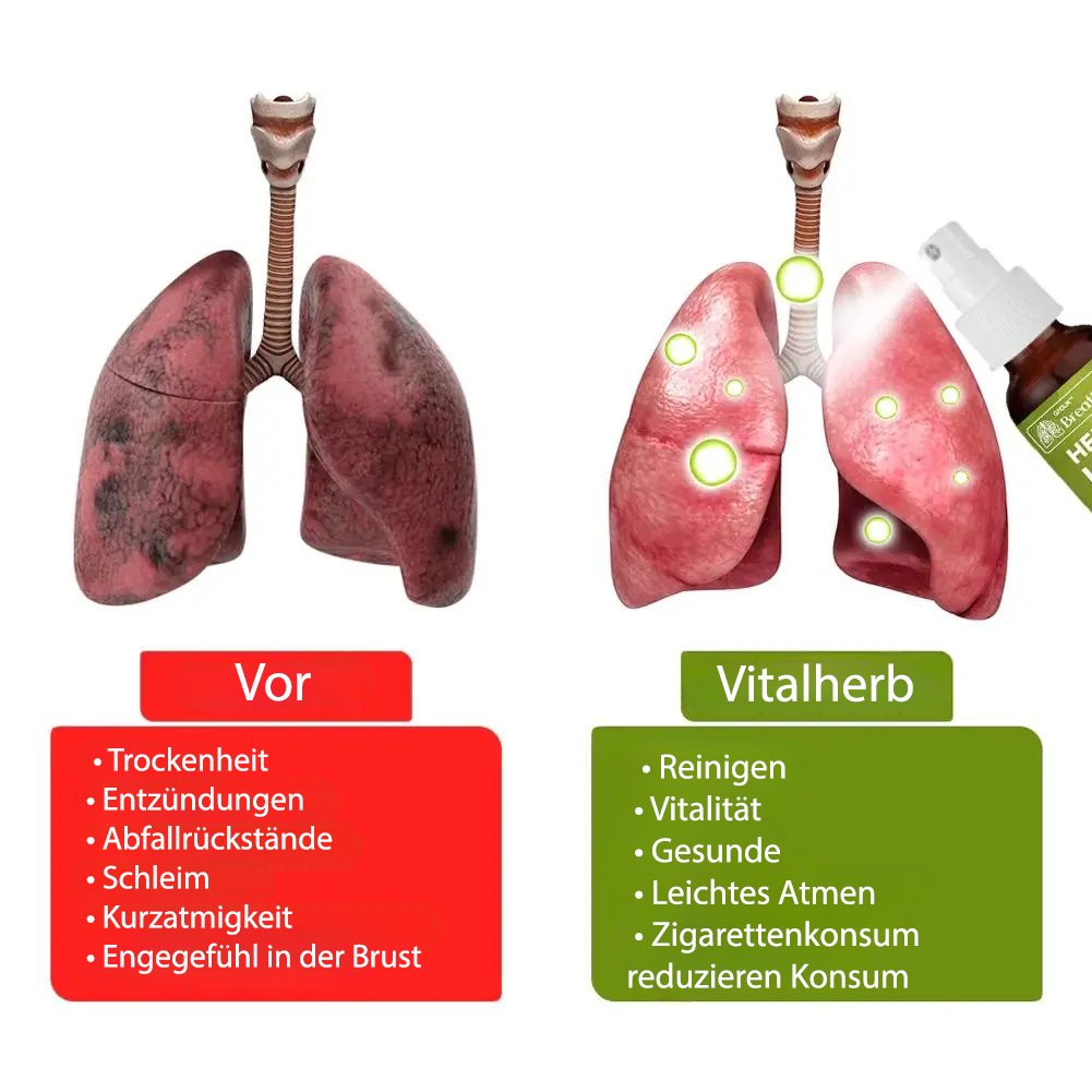 VitalHerb | Natürliches Premium-Pflanzenspray für die Gesundheit der Atemwege