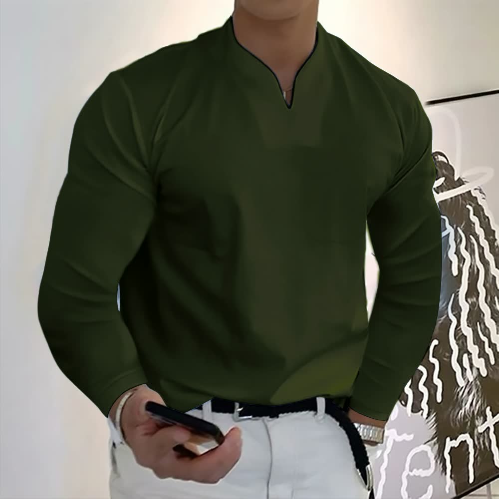 Jason™ Stilvolles Shirt mit V-Ausschnitt