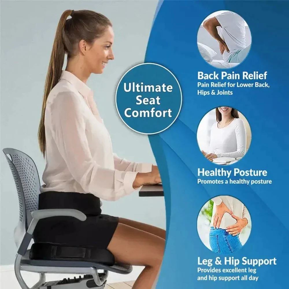 Ortho-heal™ sittepute med minneskum