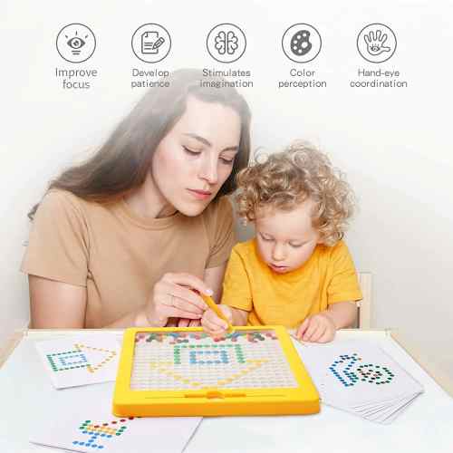 Clevere Krabbe™  Montessori magnetische Zeichentafel für Kinder