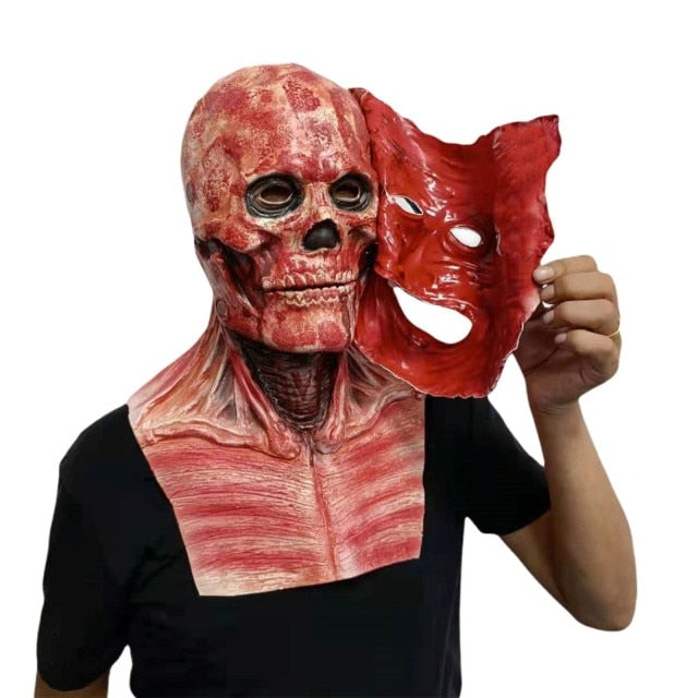 Tear-Off maske™ gruseligste 2-Friedensmaske